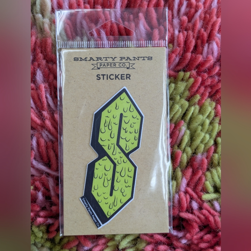 Smarty Pants Paper Co. Green 'S' Sticker